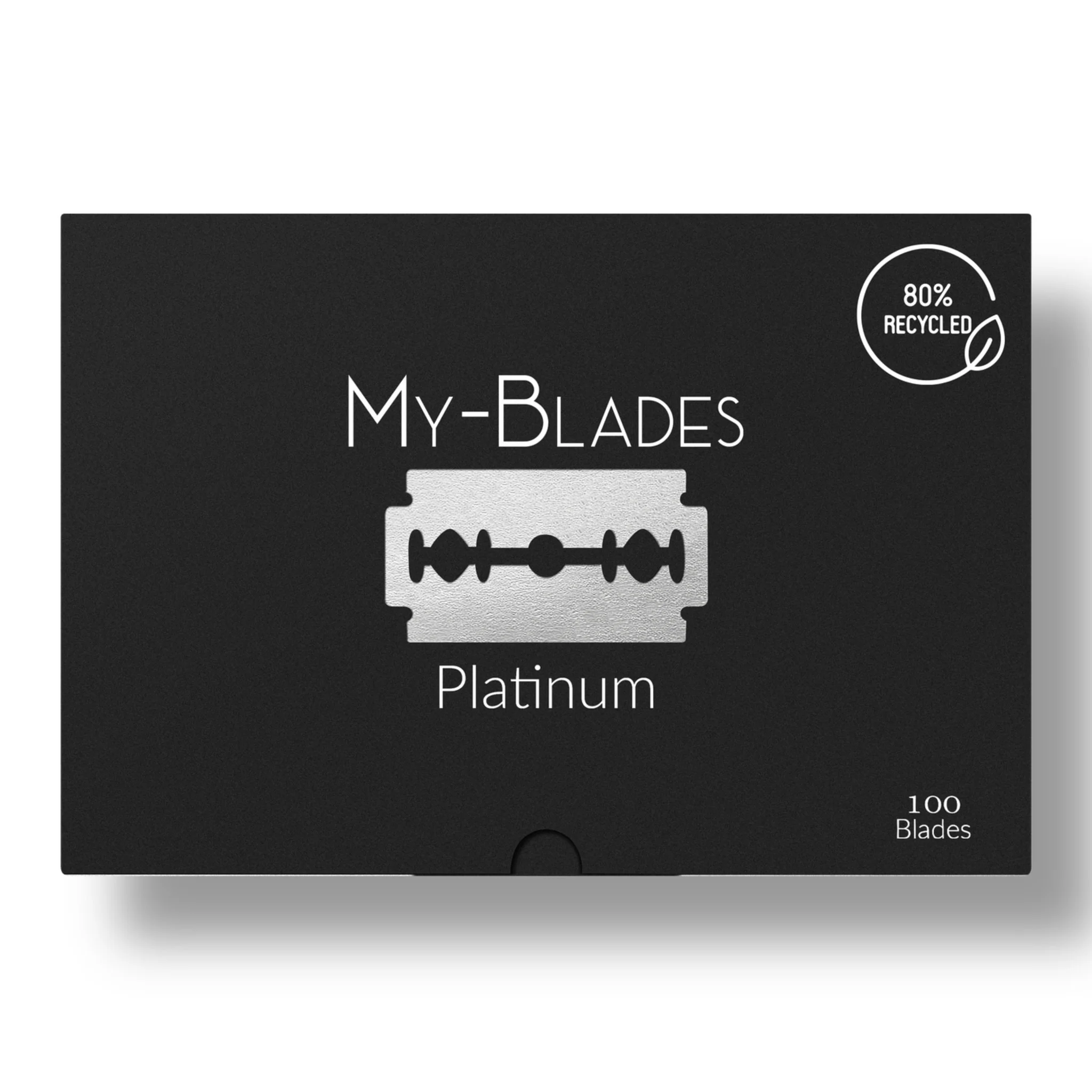 شفرات حلاقة بلاتينية مزدوجة الحواف X100
